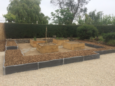 Aménagement du jardin potager - Vue d'ensemble- Chevallier Paysage