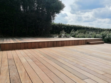 Terrasse, marche, conter-marche en bois exotique - Chevallier Paysage